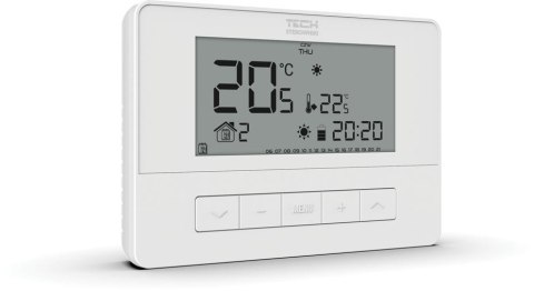 TECH STEROWNIKI Bezprzewodowy regulator pokojowy biały T-4.2 Tech sterowniki