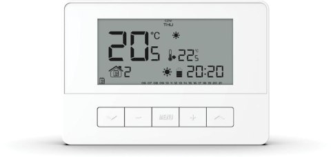 TECH STEROWNIKI Bezprzewodowy regulator pokojowy biały T-4.2 Tech sterowniki