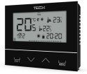 TECH STEROWNIKI Przewodowy dwustanowy regulator pokojowy czarny ST-292v3 Tech sterowniki