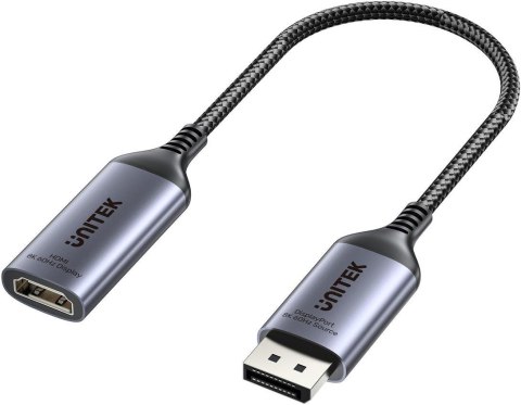 UNITEK Adapter Unitek DisplayPort 1.4 na HDMI 2.1, 8K60Hz
