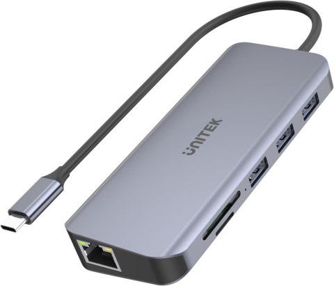 UNITEK Hub USB Unitek USB-C 3xUSB 3.1 PD HDMI SD VGA RJ45