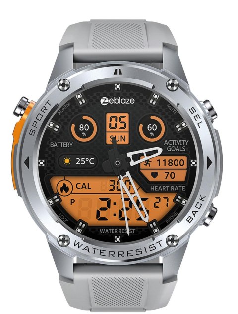 ZEBLAZE Smartwatch Zeblaze Stratos 2 Ultra - srebrny