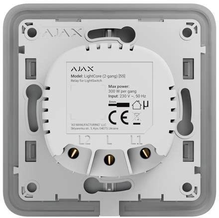 AJAX SYSTEMS AJAX Włącznik światła LightCore gang way
