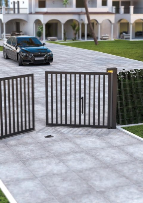 FAAC Zestaw FAAC S2500I do 5m bram dwuskrzydłowych (kolor RAL7021)