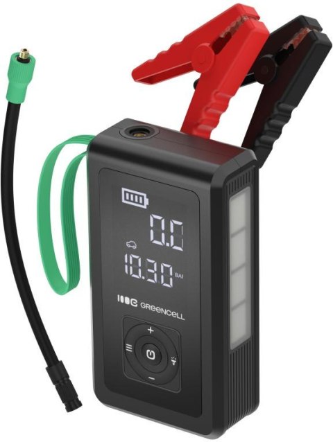 GREEN CELL POWERBANK ROZRUSZNIK KOMPRESOR Green Cell PowerBoost Air Car Jump Starter 8000mAh 1000A 150PSI