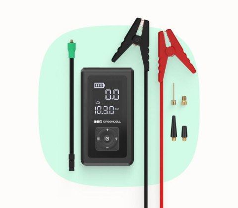 GREEN CELL POWERBANK ROZRUSZNIK KOMPRESOR Green Cell PowerBoost Air Car Jump Starter 8000mAh 1000A 150PSI