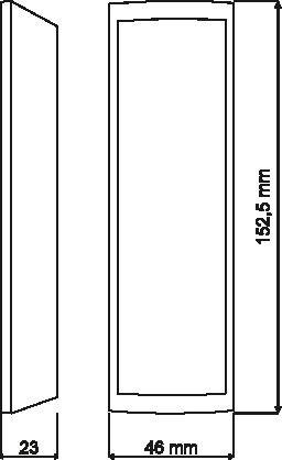 ROGER Czytnik zbliżeniowy ROGER PRT12MF-R4