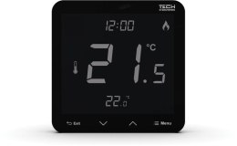 TECH STEROWNIKI Bezprzewodowy regulator pokojowy czarny R-10S PLUS Tech Sterowniki