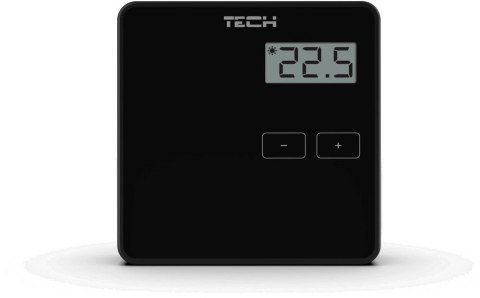 TECH STEROWNIKI Przewodowy dwustanowy regulator pokojowy Czarny ST-294v1 Tech sterowniki