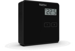 TECH STEROWNIKI Przewodowy dwustanowy regulator pokojowy Czarny ST-294v1 Tech sterowniki
