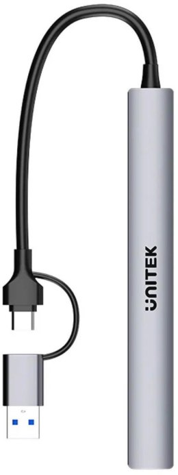 UNITEK Unitek Hub USB-A/C 7w1 z adapterem