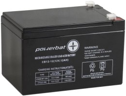 POWERBAT Akumulator AGM POWERBAT CB 12V 12Ah
