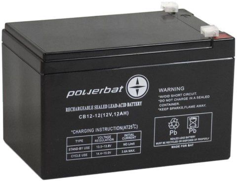 POWERBAT Akumulator AGM POWERBAT CB 12V 12Ah