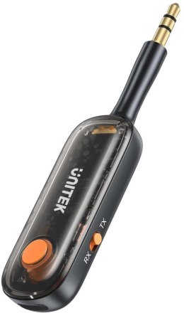 UNITEK UNITEK 2w1 Adapter Bluetooth 5.3 nadajnik/odbiornik audio zasięg 10m czarny