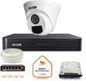 BCS Zestaw monitoringu IP BCS Basic 1x Kamera BCS-B-EIP15FR3(2.0) Rejestrator z dyskiem