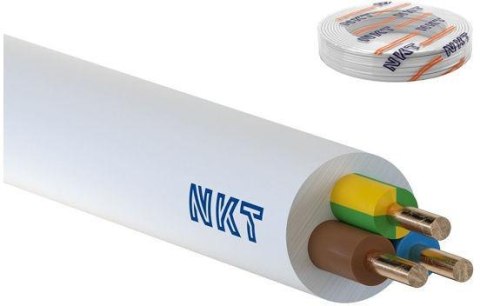 NKT SPÓŁKA AKCYJNA Przewód NKT YDY 3x2,5 żo 450/750V /100m/