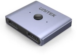 UNITEK Unitek Dwukierunkowy przełącznik DP 1.4 8K 2-na-1
