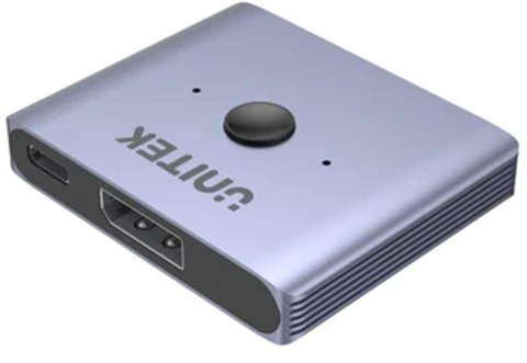 UNITEK Unitek Dwukierunkowy przełącznik DP 1.4 8K 2-na-1