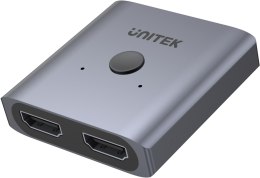 UNITEK Unitek Dwukierunkowy przełącznik HDMI2.0 4K 2-na-1