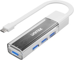 UNITEK Unitek Hub dwukierunkowy USB C/USB A 5Gbps biały