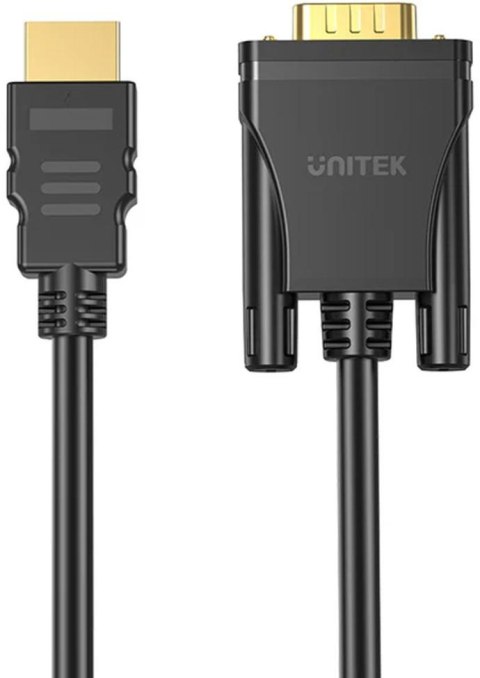 UNITEK Unitek Kabel HDMI na VGA, FullHD 60Hz, 2 m