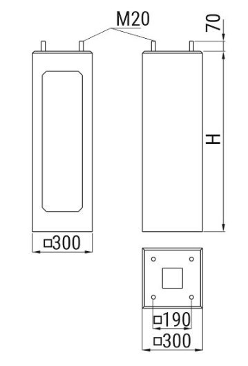 ATS Fundament prefabrykowany ATS FP1 pod słup ATS