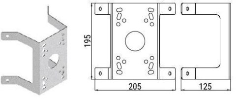 ATS UCHWYT NAROŻNIKOWY ATS UN