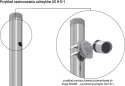 ATS UCHWYT SŁUPOWY ATS US H-D-1