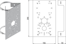 ATS UCHWYT SŁUPOWY ATS US H-D-BOX
