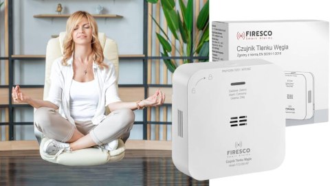 FIRESCO Zestaw czujników FIRESCO czujnik czadu + dymu z WiFi