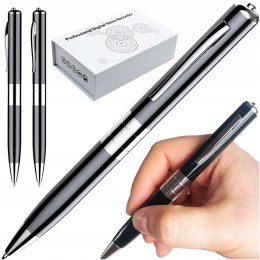 LUXURY-GOODS DŁUGOPIS MINI DYKTAFON SZPIEGOWSKI PENDRIVE 15H HQ Do Podsłuchu Detekcja