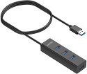 UNITEK Aktywny hub USB Unitek 4w1 5Gbps z zasilaniem przez USB-C
