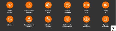 ORLLO Kamera IP Orllo zewnętrzna obrotowa zoom x10 ORLLO Z9 ULTRA