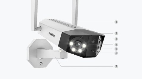 REOLINK Kamera IP Reolink DUO Series W730 WiFi 4K 8MP LED 30m
