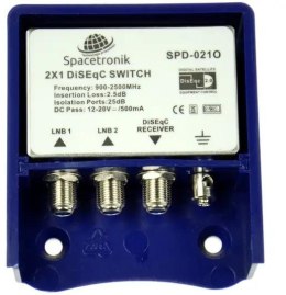 SPACETRONIK Przełącznik DiSEqC 2/1 Spacetronik SPD-021O zewnętrzny