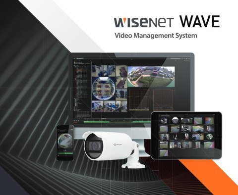 HANWHA Licencja Hanwha Wisenet WAVE WAVE-PRO-04 4 kanały wideo