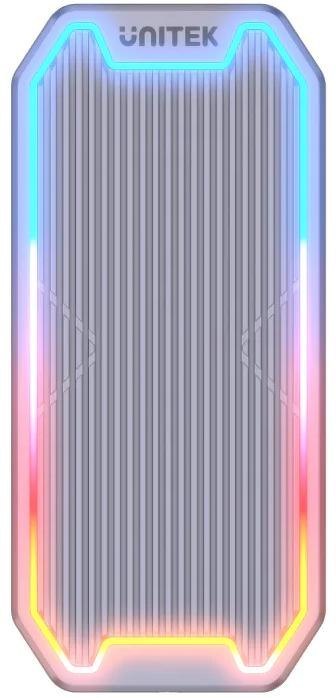 UNITEK S1210B Unitek Obudowa dysku M.2 SSD NVMe/SATA 10Gbps RGB