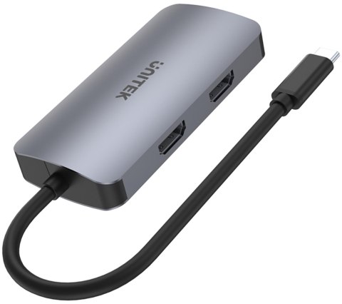 UNITEK Unitek D1051A Hub USB-C 1xUSB 3.1 Gen1 VGA 2xHDMI PD MST