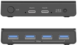 UNITEK Unitek Przełącznik KVM 4x USB-A 5Gbps aktywny H1310A