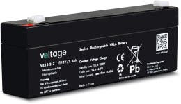 VOLTAGE Akumulator AGM Voltage 12V 2,3Ah VE12-2.3 (Żywotność 6-9 lat)