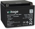 VOLTAGE Akumulator AGM Voltage 12V 26Ah VE12-26 (Żywotność 6-9 lat)