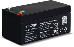 VOLTAGE Akumulator AGM Voltage 12V 3,5Ah VE12-3.5 (Żywotność 6-9 lat)