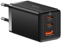 BASEUS Ładowarka sieciowa Baseus GaN 5 Pro Fast Charger CCGP120201 65W 1x USB-A 2x USB-C PD 3.0 QC 4.0 + kabel USB-C