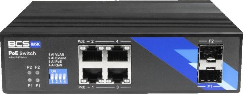 BCS Switch PoE BCS BASIC BCS-B-ISP04G-2SFP