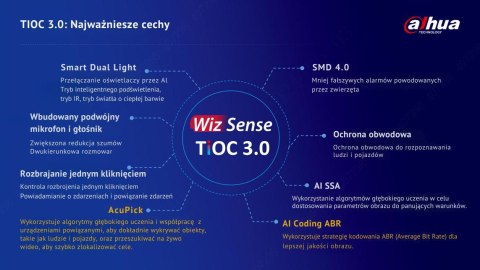 DAHUA KAMERA IP TIOC 3.0 DAHUA IPC-HFW3549T1-AS-PV-0280B-S5
