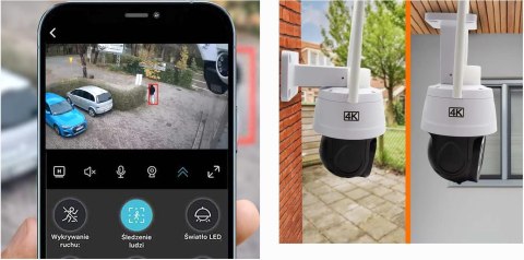 ORLLO Kamera IP ORLLO Z17 PRO 4K zewnętrzna obrotowa GSM na kartę SIM