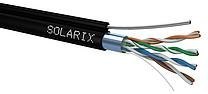 SOLARIX KABEL SKRĘTKA SOLARIX CAT.5E F/UTP UV SUCHY Z LINKĄ NOŚNĄ 305m