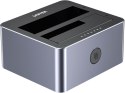 UNITEK Unitek Y-3027GY01-EU Stacja klonująca dyski 2 x SATA 2,5"/3,5" USB-C 10Gbps