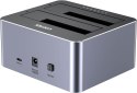 UNITEK Unitek Y-3027GY01-EU Stacja klonująca dyski 2 x SATA 2,5"/3,5" USB-C 10Gbps