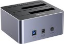 UNITEK Y-3026GY01-EU Unitek Stacja klonująca dyski 2 x SATA 2,5"/3,5" USB 5Gbps